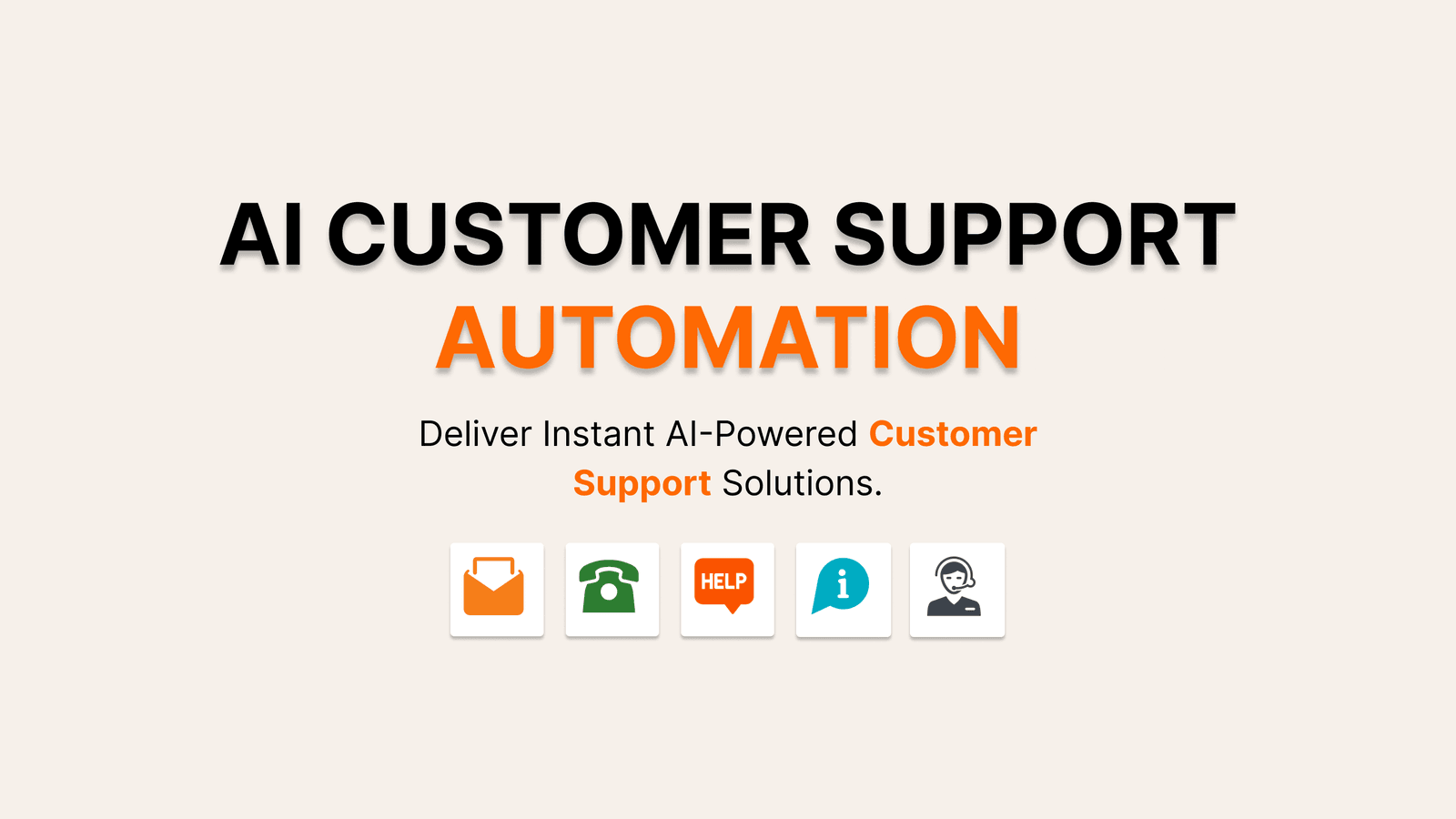 AI Customer Support Automation sub-service image