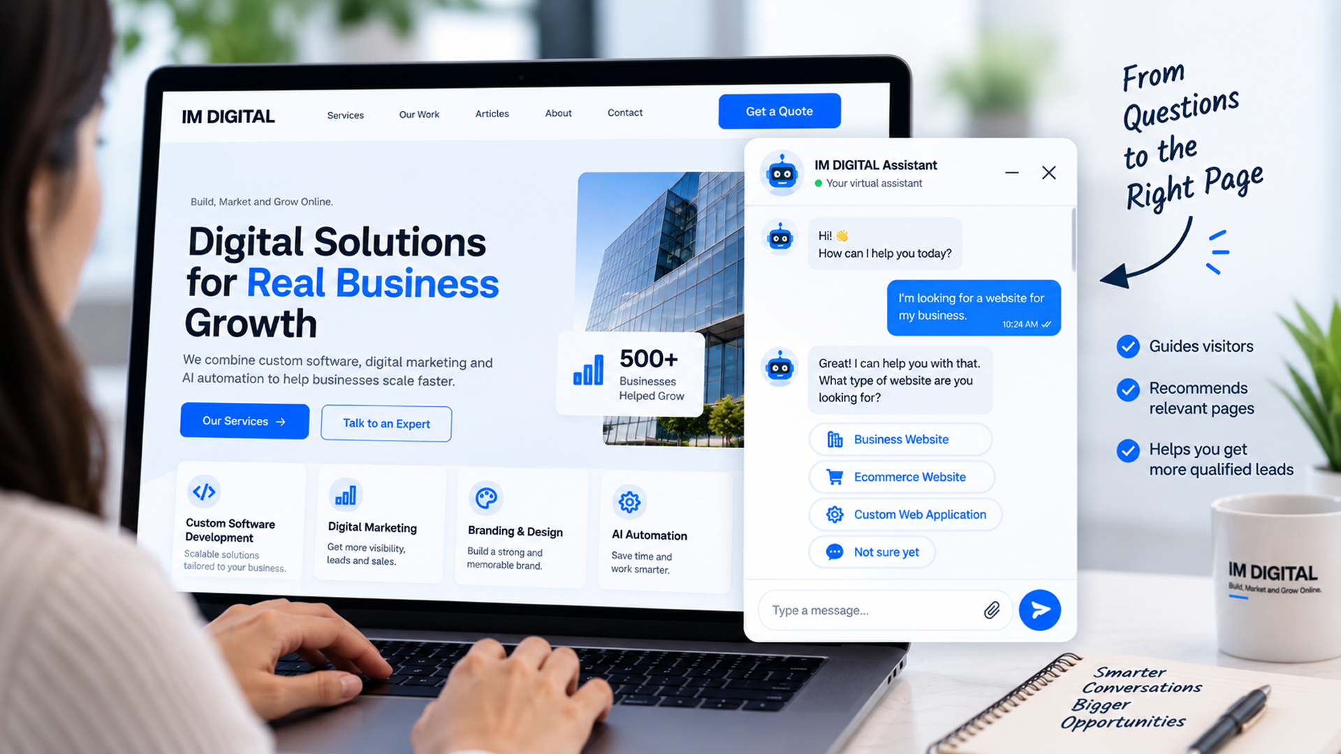 AI Virtual Assistant Widget