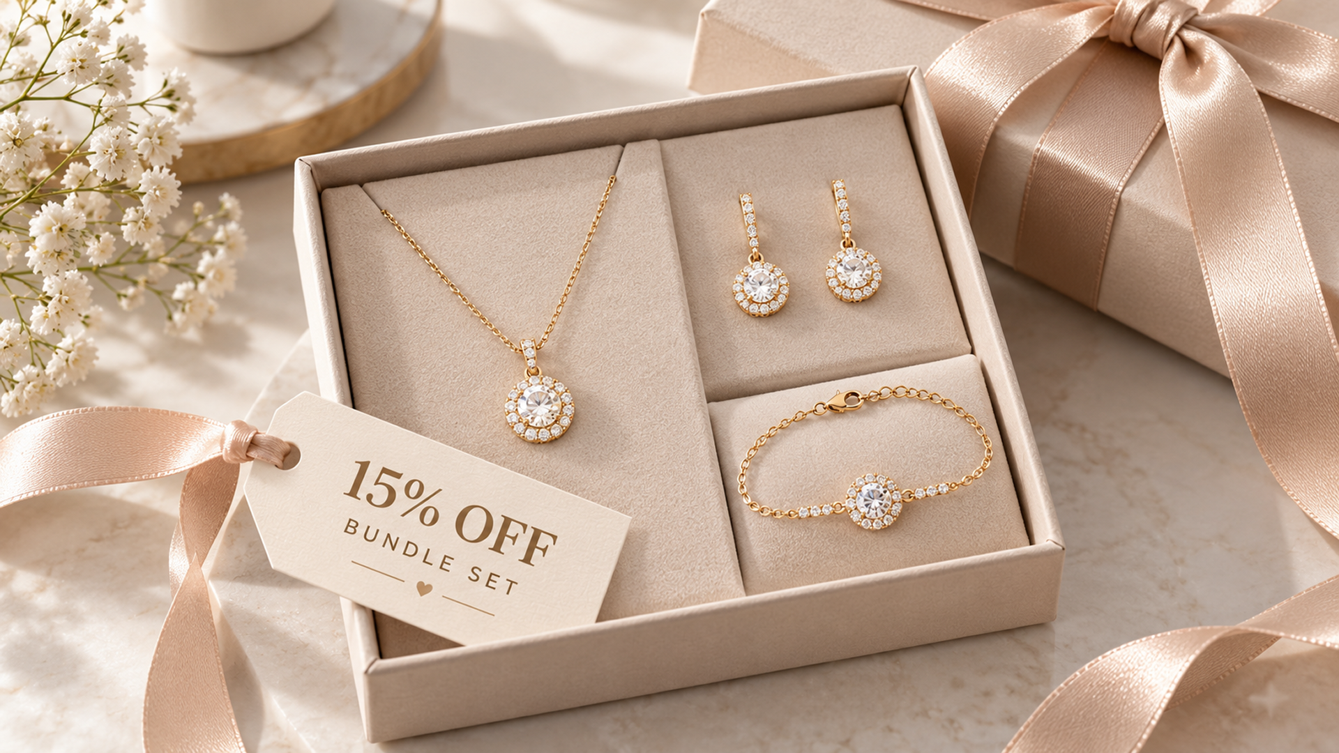 Curated Gift Set Of Matching Jewelry Pieces