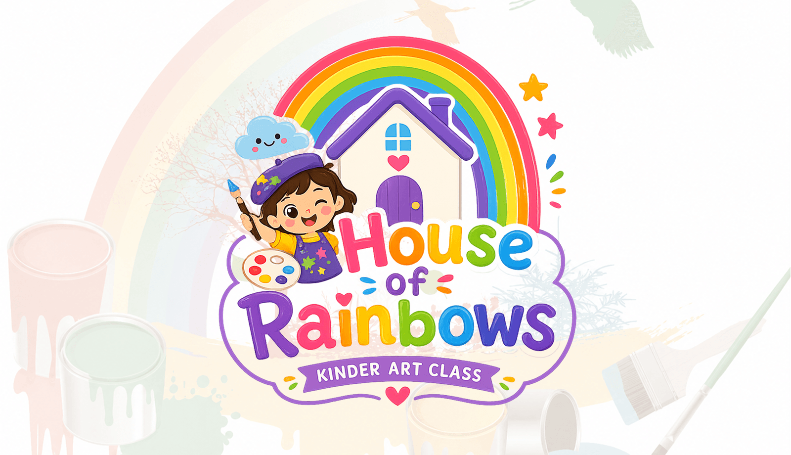logo-design-for-house-of-rainbows-kids-art-academy Service Delivered image