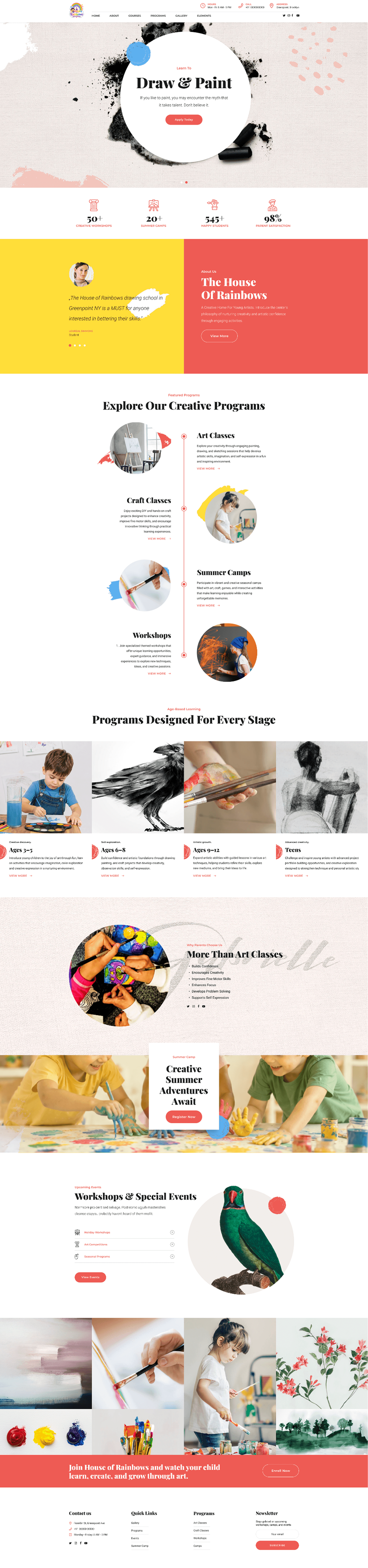 uiux-design-for-house-of-rainbows-kids-art-academy Service Delivered image